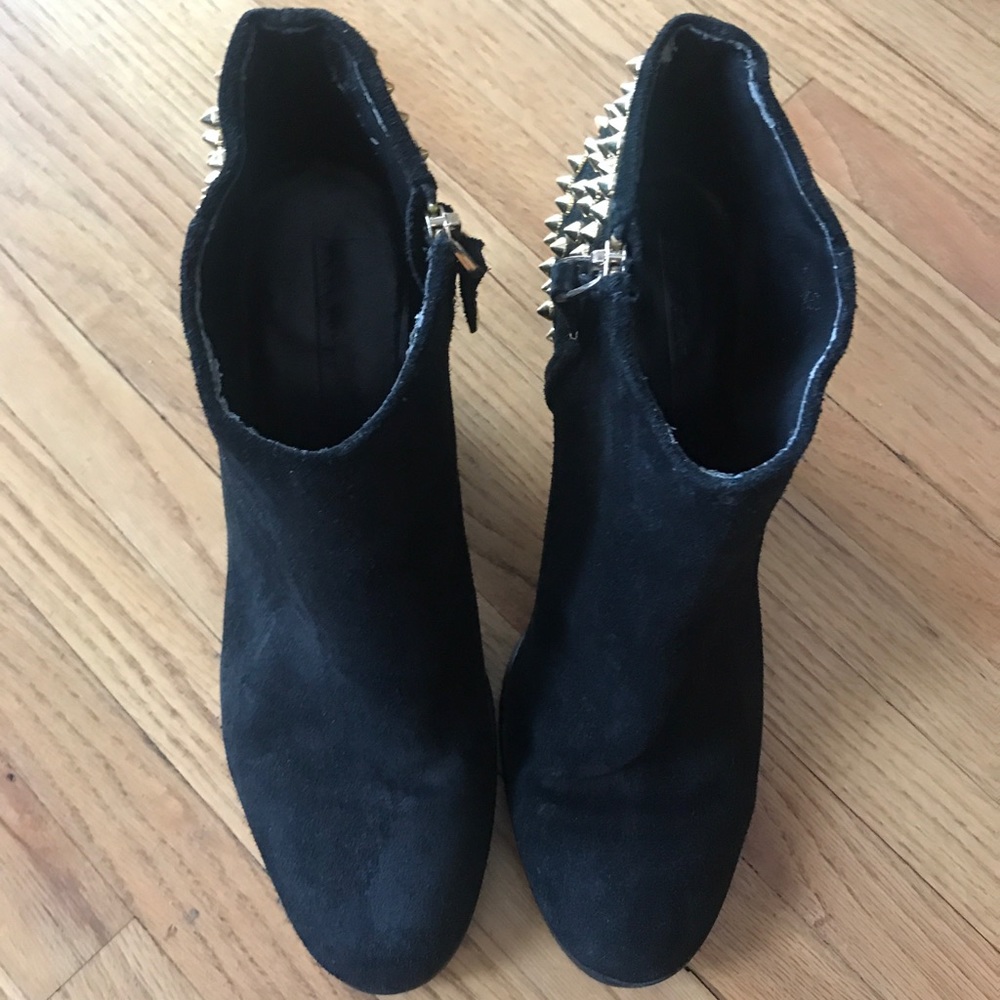 Zara Black Studded Boots Fall Winter 2012